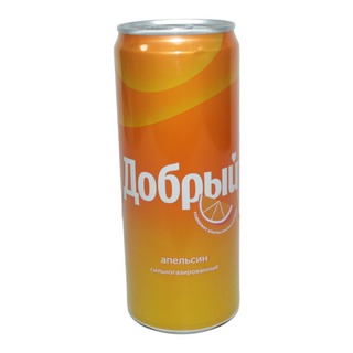 Напиток сильногазированный Добрый Апельсин с витаминами 0,33л